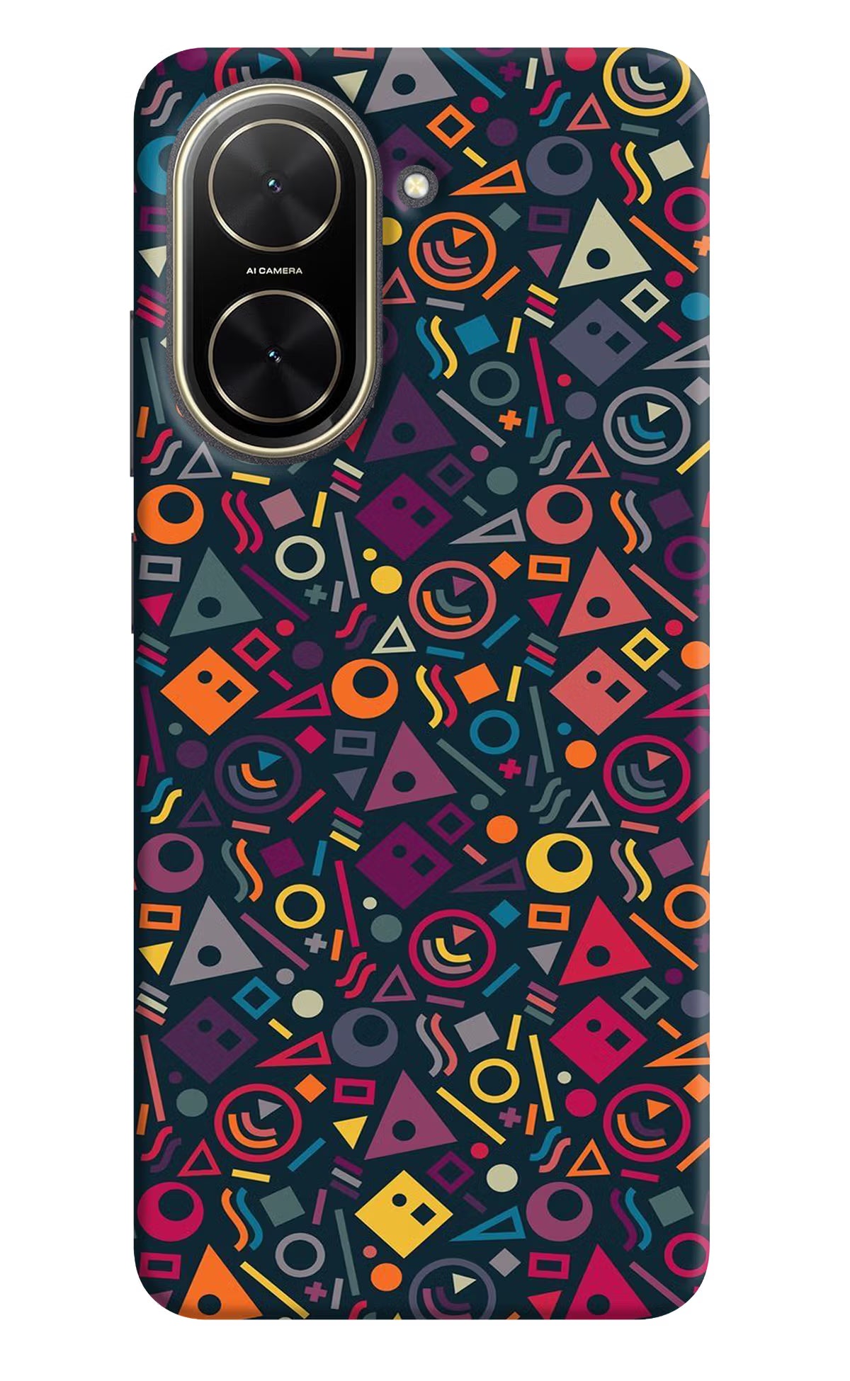 Geometric Abstract Poco C71 Back Cover