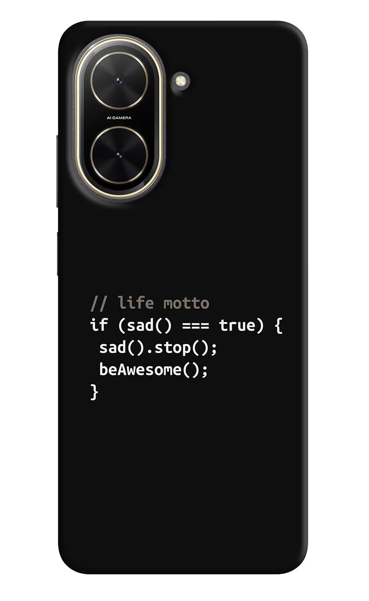 Life Motto Code Poco C71 Back Cover