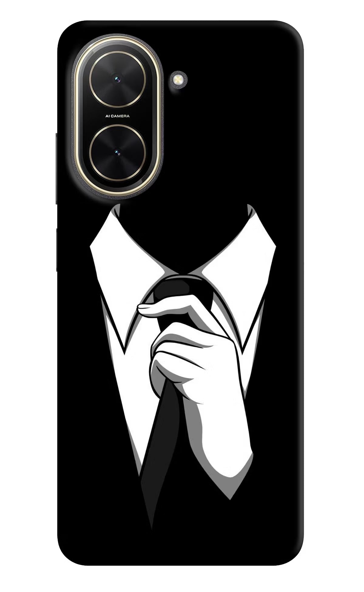 Black Tie Poco C71 Back Cover