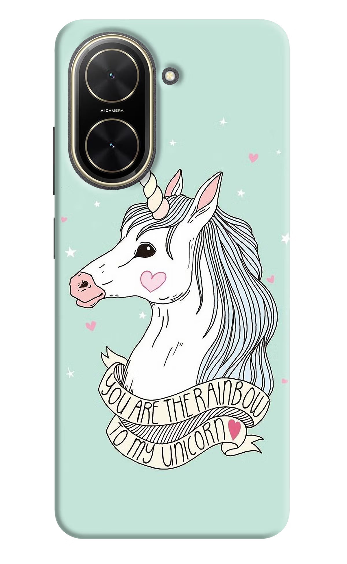 Unicorn Wallpaper Poco C71 Back Cover