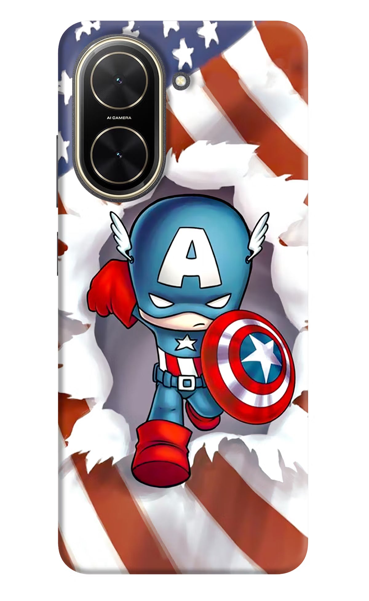 Captain America Poco C71 Back Cover