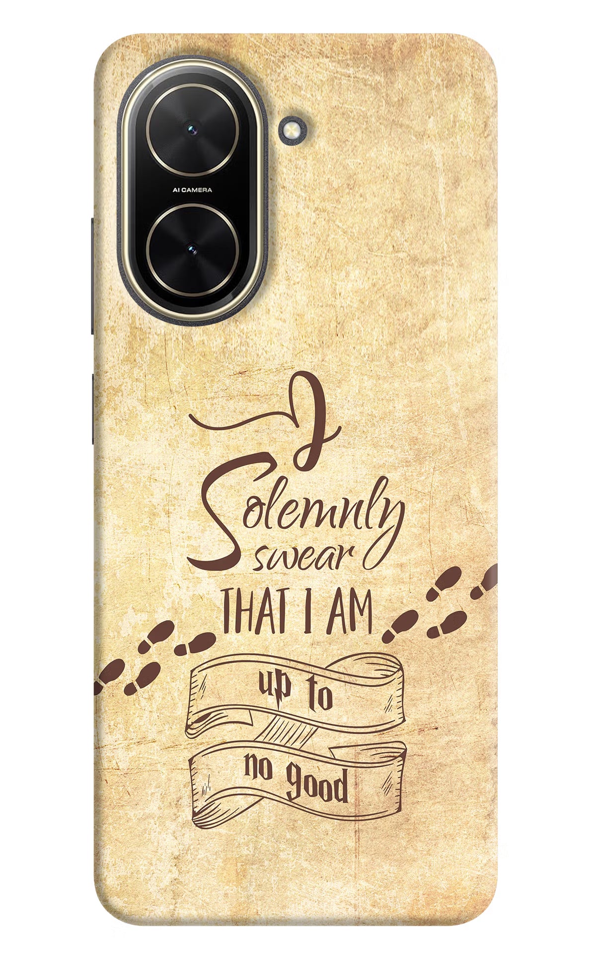 I Solemnly swear that i up to no good Poco C71 Back Cover