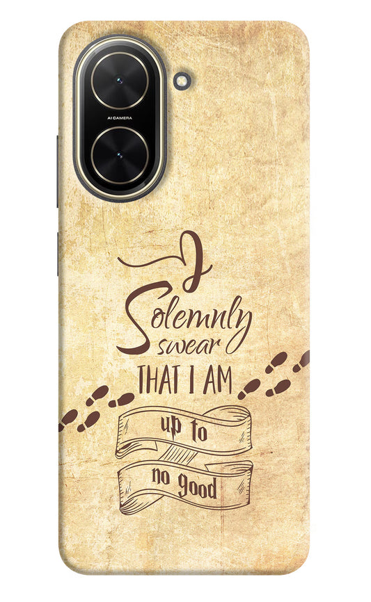 I Solemnly swear that i up to no good Poco C71 Back Cover