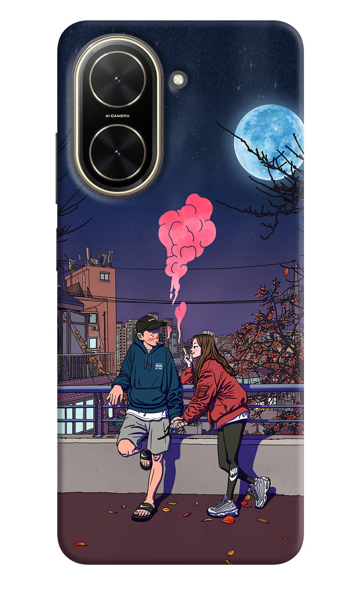 Chilling Couple Poco C71 Back Cover
