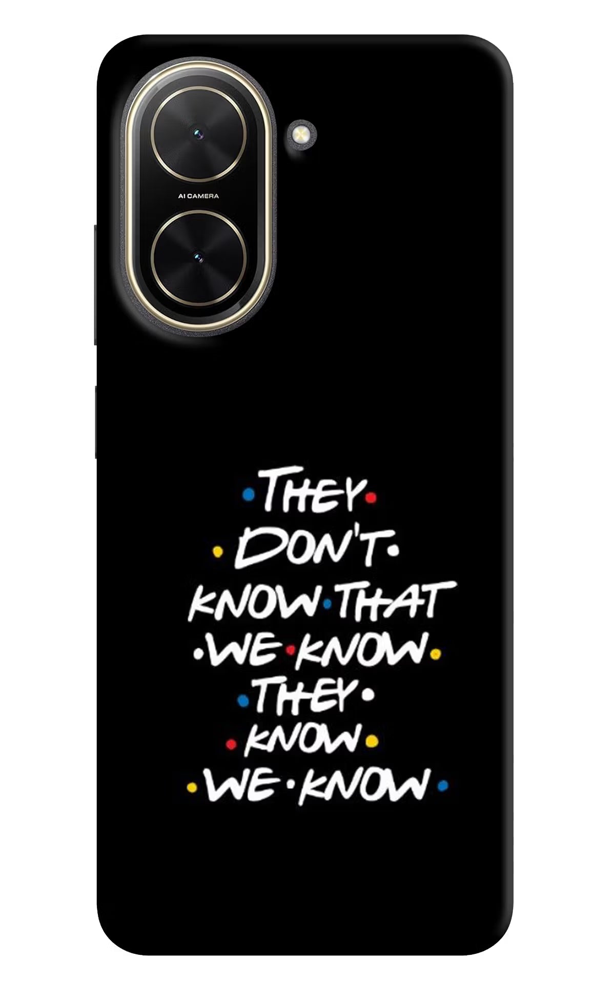 FRIENDS Dialogue Poco C71 Back Cover