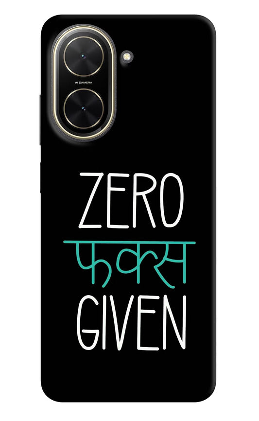 Zero Fucks Given Poco C71 Back Cover