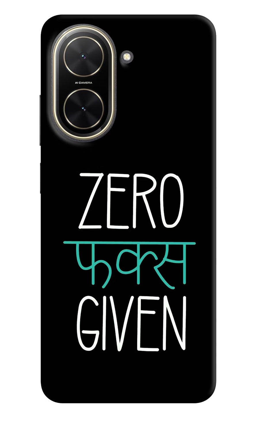 Zero Fucks Given Poco C71 Back Cover, Hard case