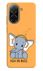 High On Music Poco C71 Back Cover