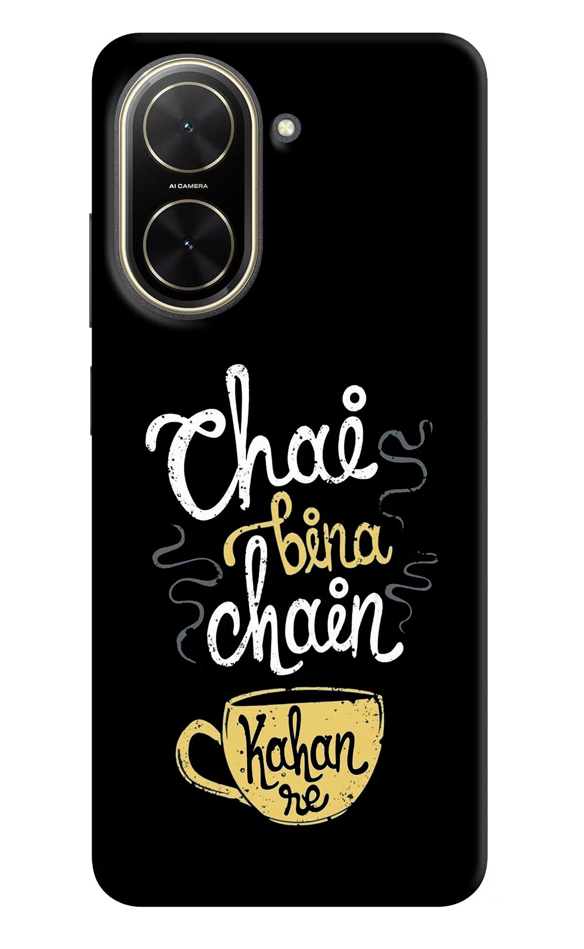 Chai Bina Chain Kaha Re Poco C71 Back Cover