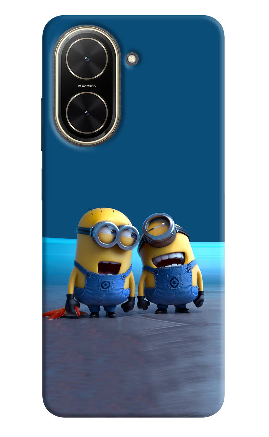 Minion Laughing Poco C71 Back Cover, Hard case