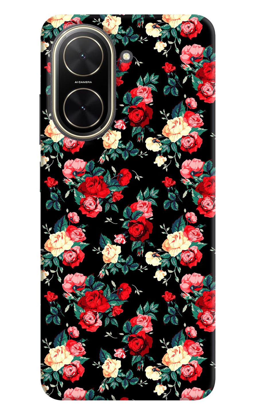 Rose Pattern Poco C71 Back Cover, Hard case