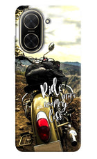 Ride More Worry Less Poco C71 Back Cover