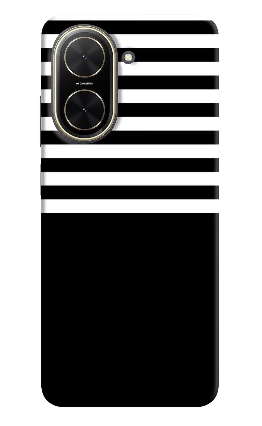 Black and White Print Poco C71 Back Cover, Hard case