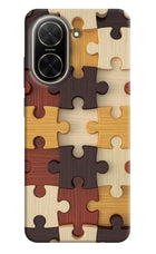 Wooden Puzzle Poco C71 Back Cover