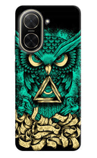 Green Owl Poco C71 Back Cover