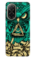 Green Owl Poco C71 Back Cover