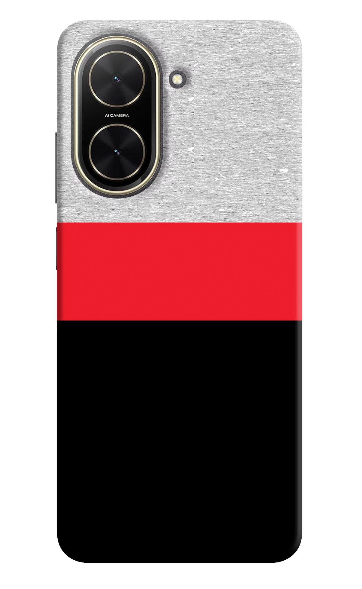 Tri Color Pattern Poco C71 Back Cover