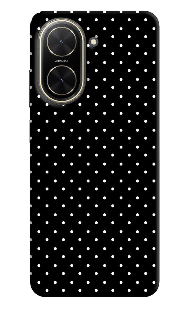 White Dots Poco C71 Back Cover