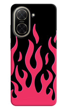 Fire Flames Poco C71 Back Cover
