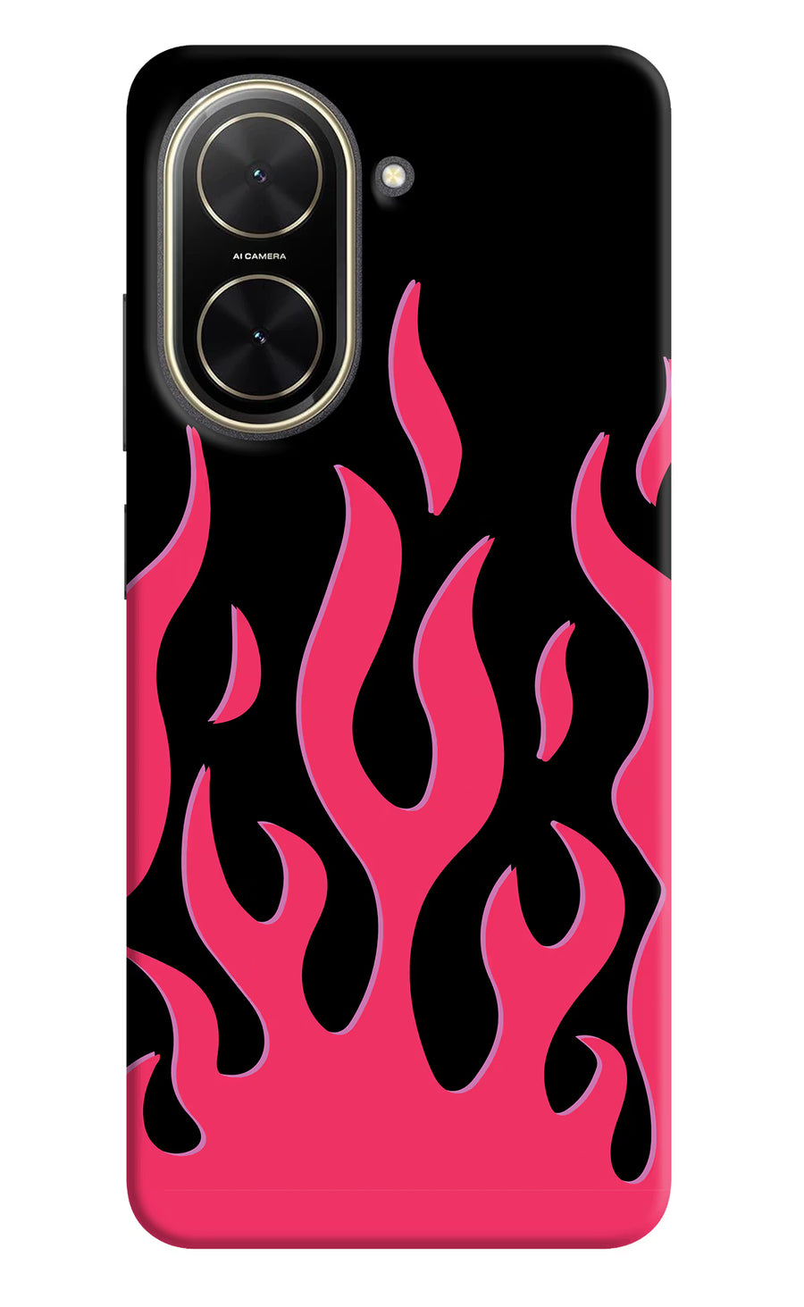 Fire Flames Poco C71 Back Cover, Hard case