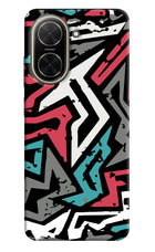 Geometric Graffiti Poco C71 Back Cover