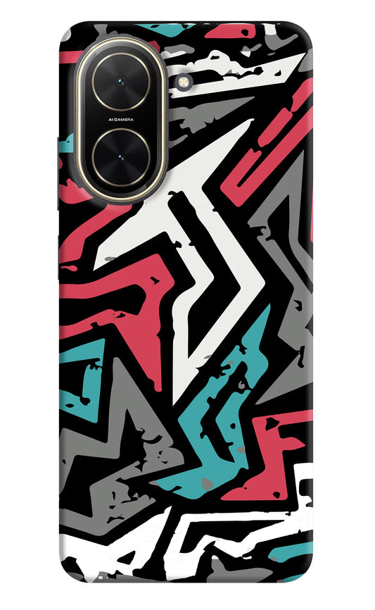Geometric Graffiti Poco C71 Back Cover