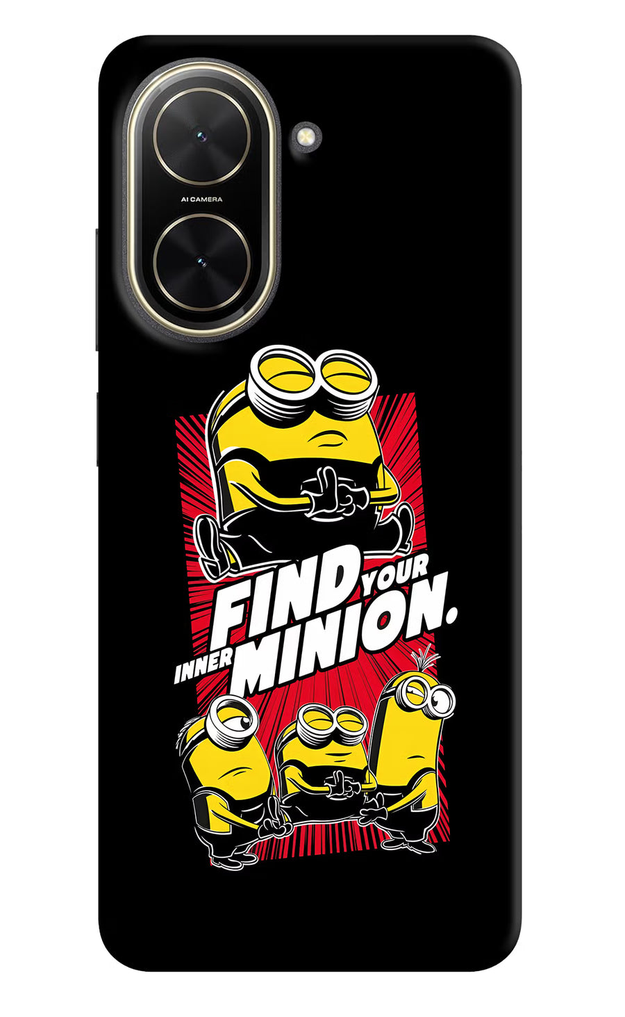 Find your inner Minion Poco C71 Back Cover, Hard case