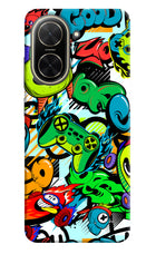 Game Doodle Poco C71 Back Cover