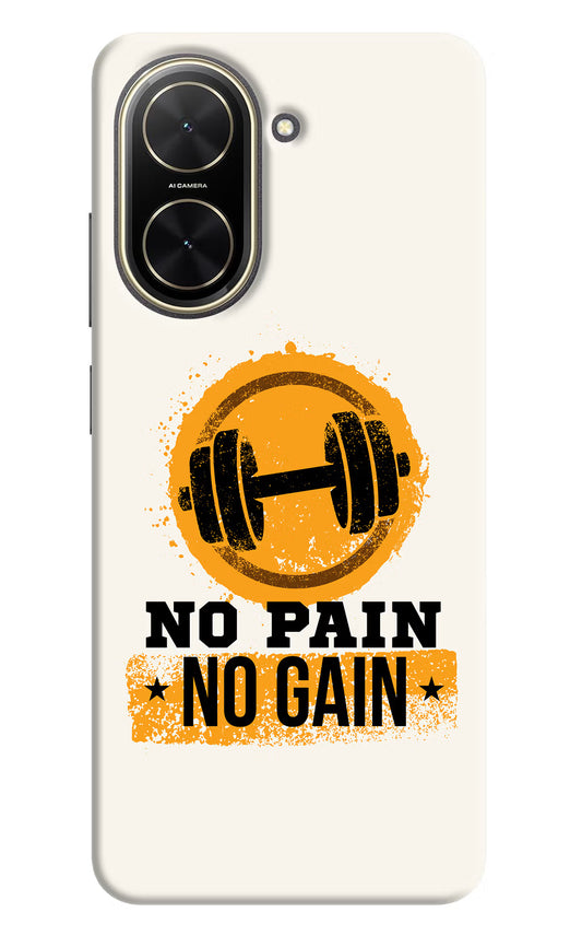 No Pain No Gain Poco C71 Back Cover