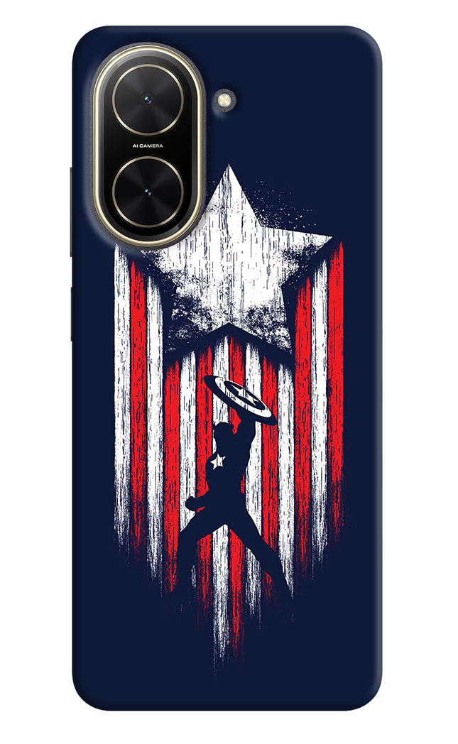 Captain America Marvel Art Poco C71 Back Cover