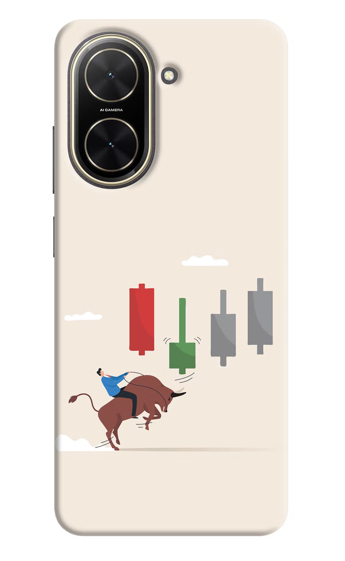 Bull Trading Momentum Poco C71 Back Cover