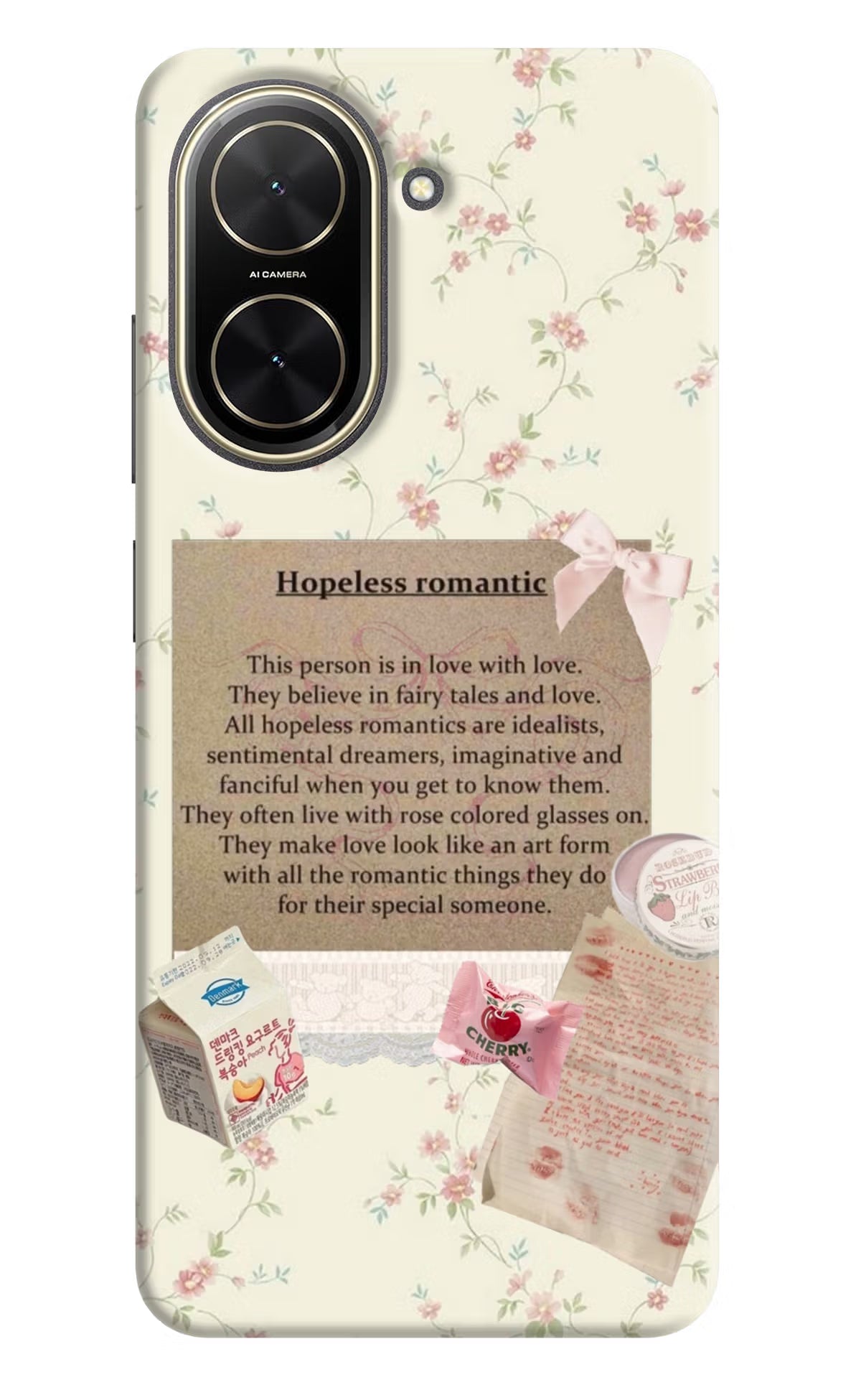 Hopeless Romantic Poco C71 Back Cover