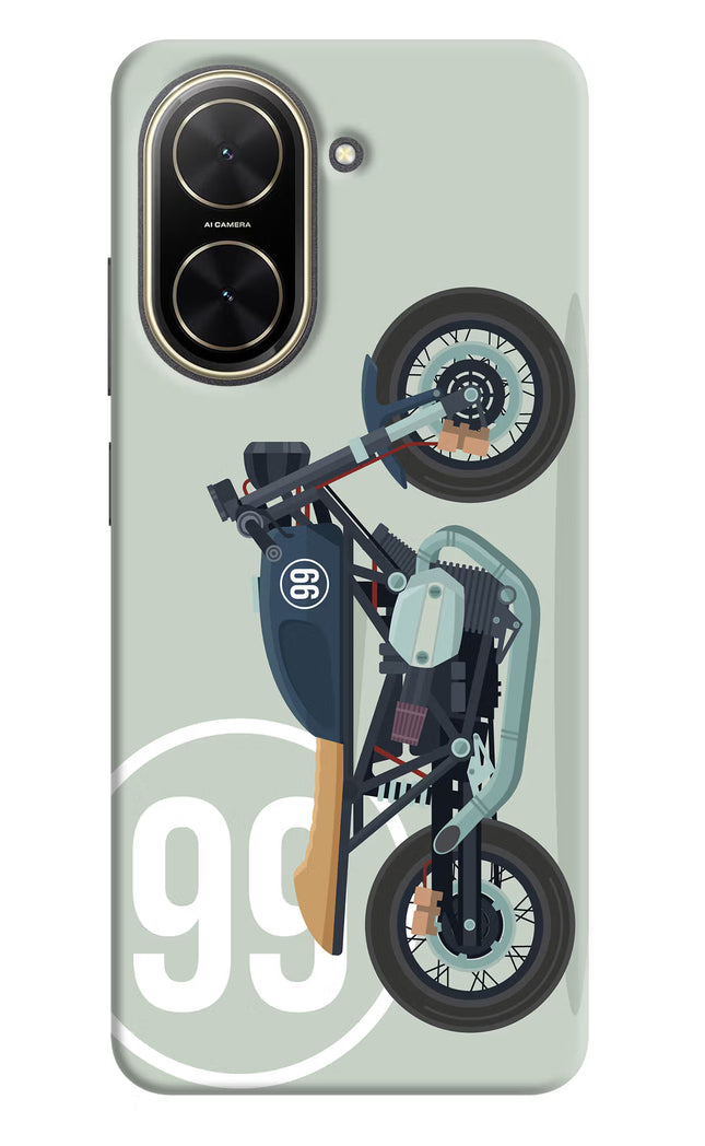 Classic Cafe Racer 99 Poco C71 Back Cover