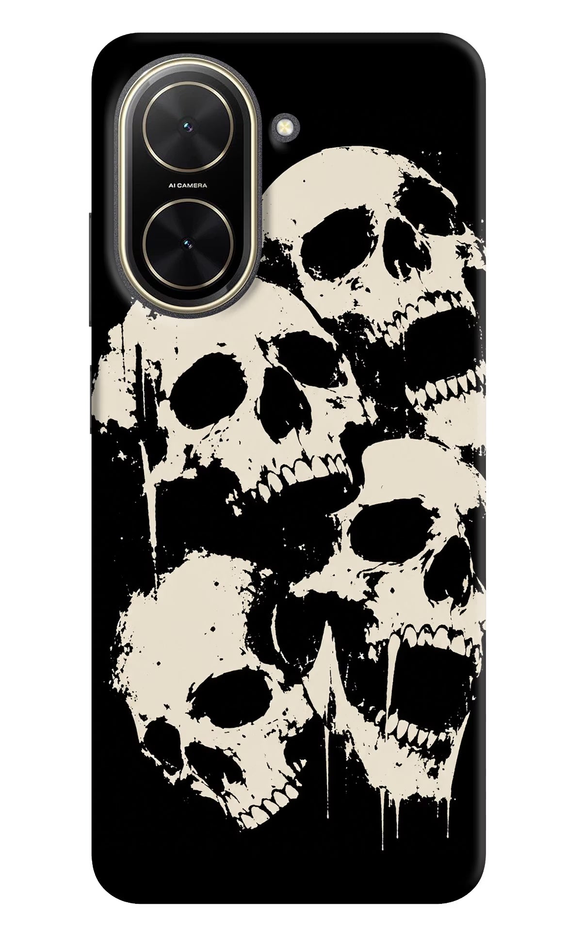 Dead Stack Poco C71 Hard Case Back Cover by Casekaro