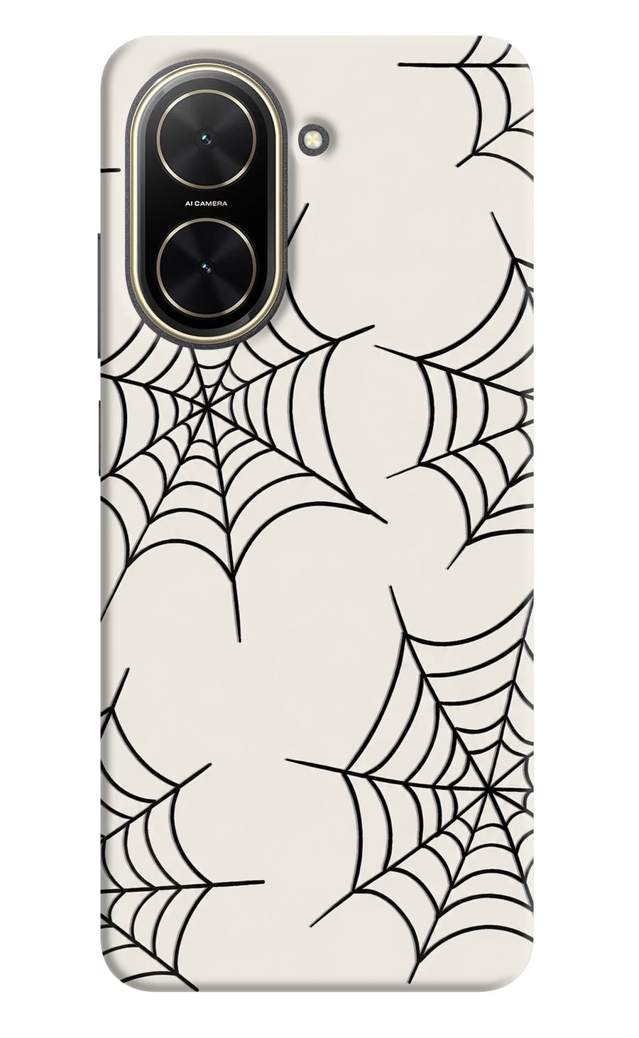 Spider Web Poco C71 Back Cover, Hard case