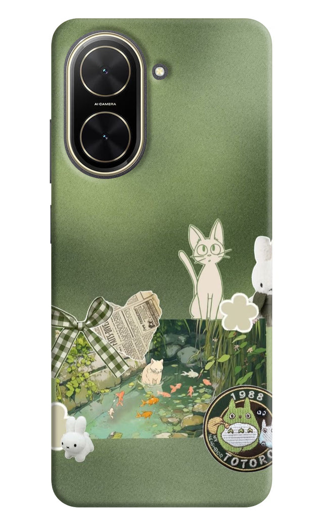 Aesthetic anime Poco C71 Hard Case Back Cover by Casekaro