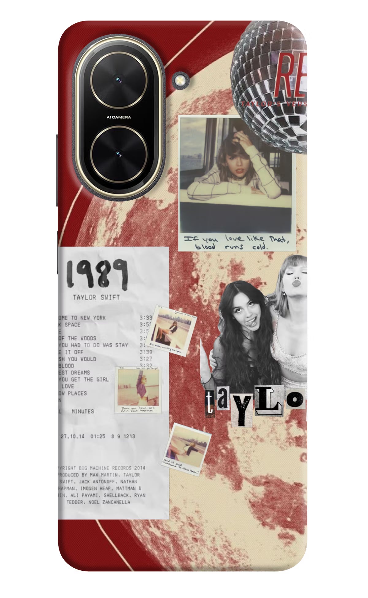 Taylor Swift Poco C71 Back Cover