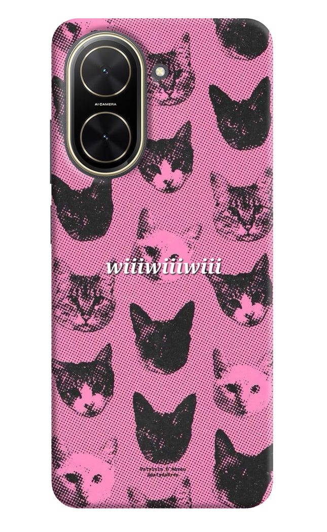Pink Cats Poco C71 Hard Case Back Cover by Casekaro