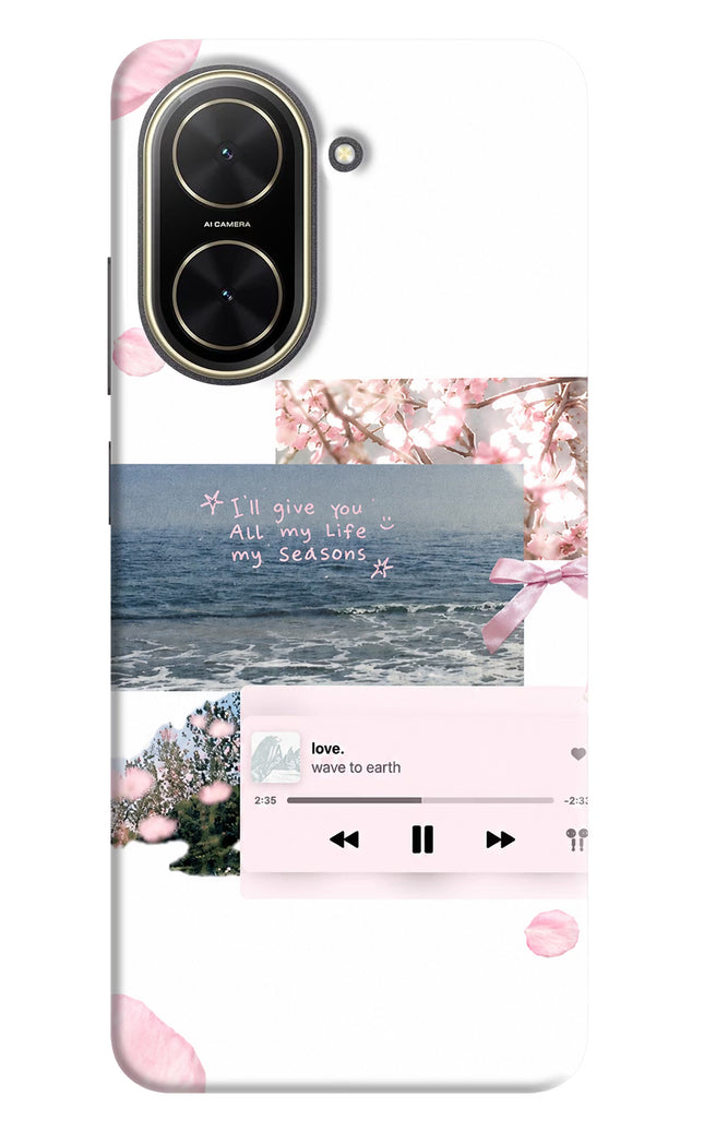 Wave to earth Poco C71 Hard Case Back Cover by Casekaro