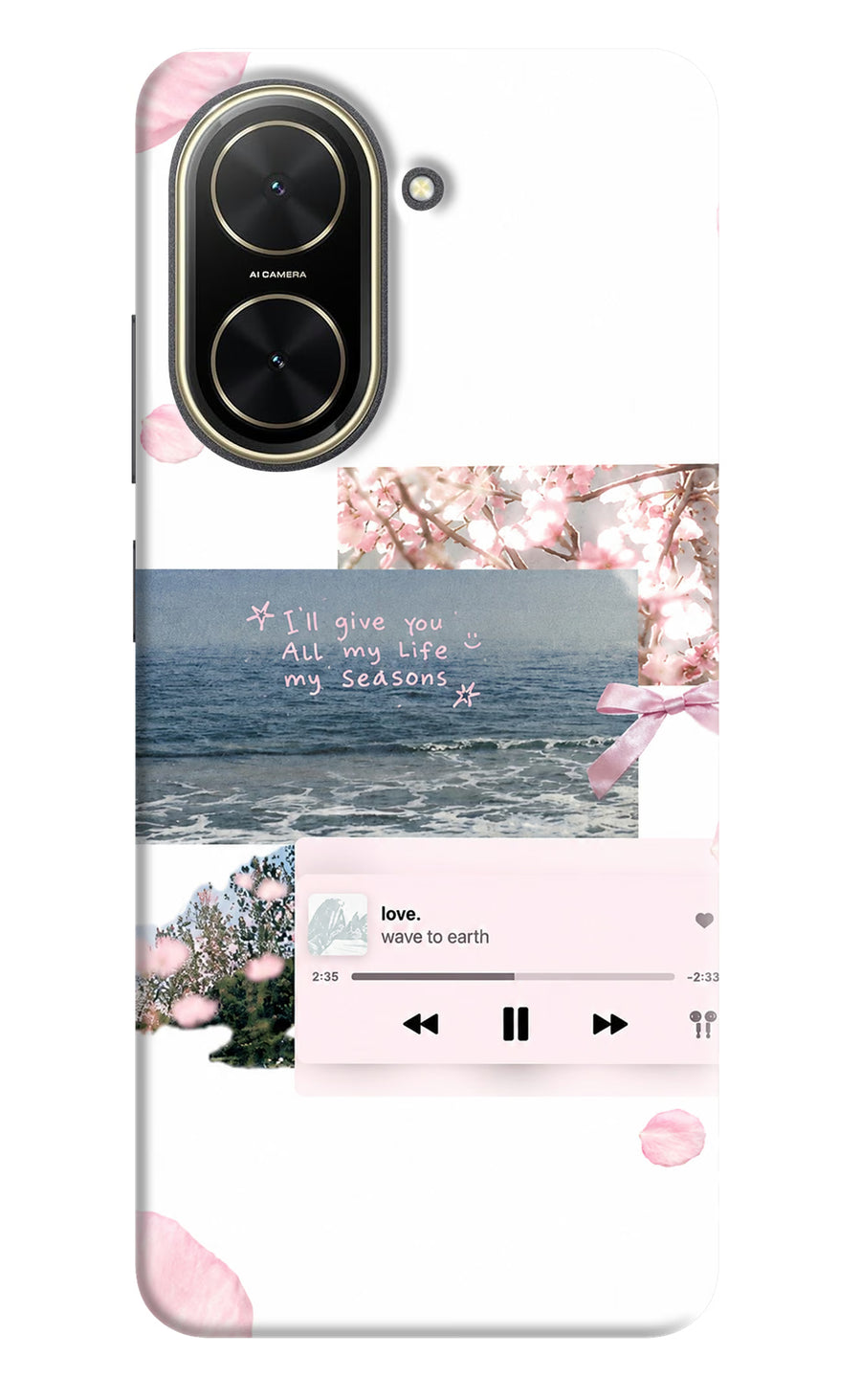 Wave to earth Poco C71 Back Cover, Hard case