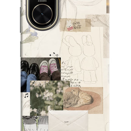 Soft Aesthetic Poco C71 Hard Case Back Cover by Casekaro