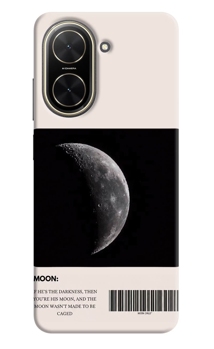 Moon Phase Poco C71 Back Cover, Hard case