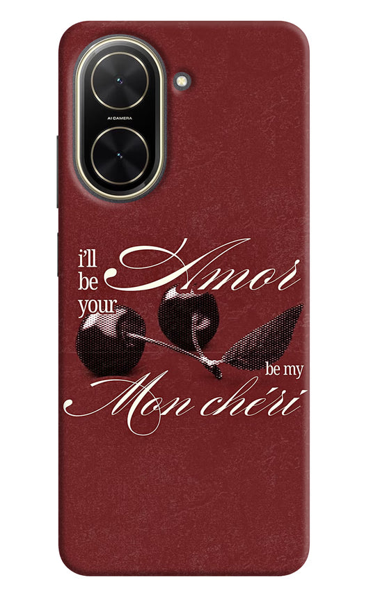 Velvet Cherry Poco C71 Back Cover