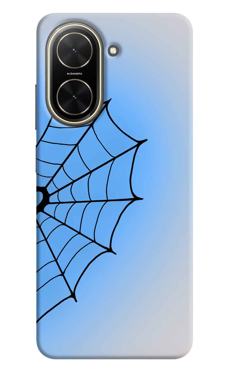 Blue Web Poco C71 Back Cover, Hard case