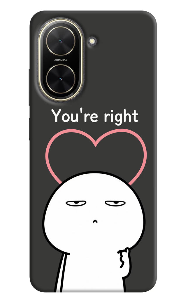 You're Right Poco C71 Hard Case Back Cover by Casekaro