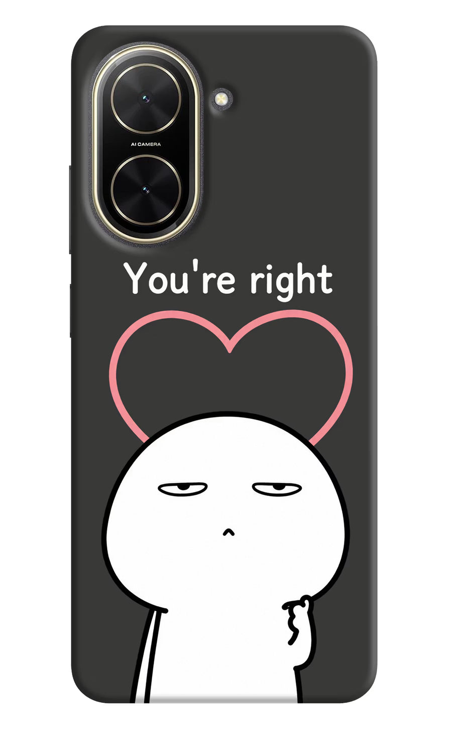 You're Right Poco C71 Back Cover, Hard case