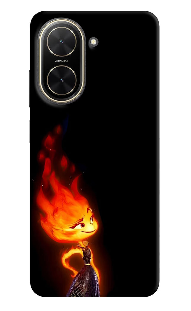 Ember Flame Poco C71 Hard Case Back Cover by Casekaro