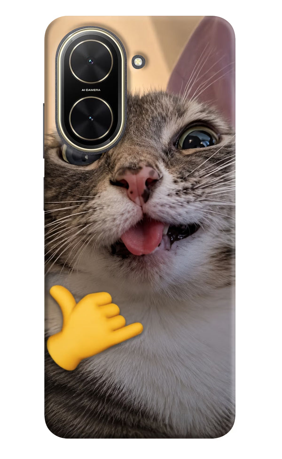 Silly Cat Call Poco C71 Back Cover, Hard case