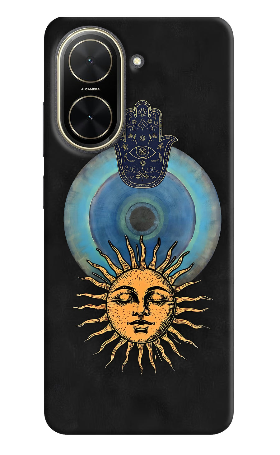 Divine Sun Poco C71 Back Cover, Hard case