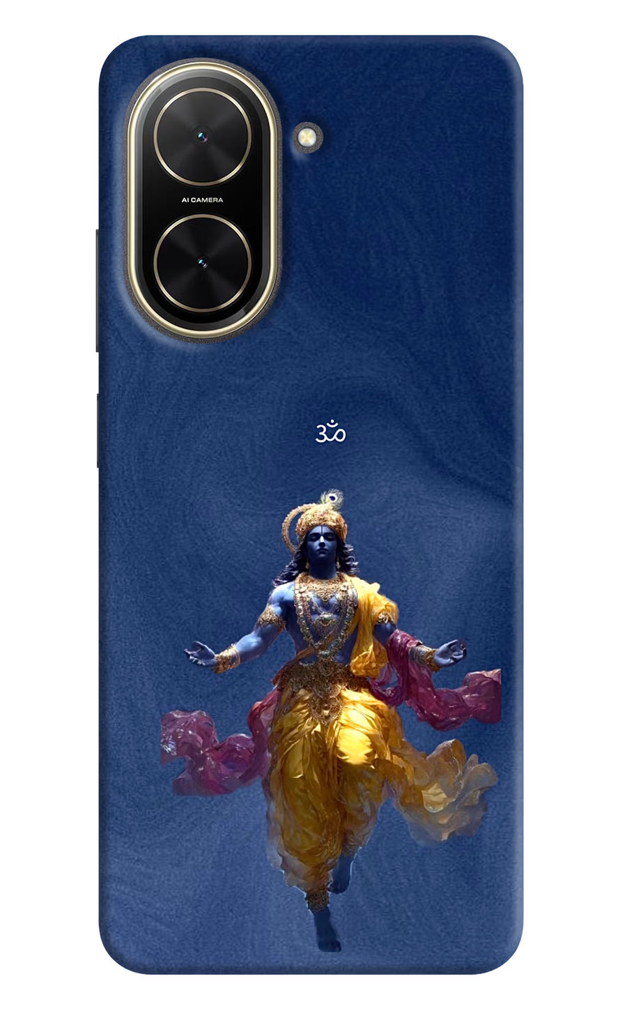 Cosmic Krishna Poco C71 Back Cover, Hard case